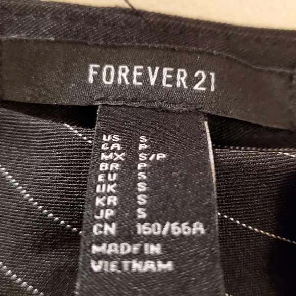 Forever 21 pinstripes tailor pants small size - Picture 4 of 6